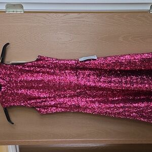 Dress the Population from Nordstrom NWT pink sequin Sleeveless dress.